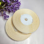 Стрічка атласна 1,2 см молочна, фото 2