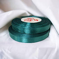 Стрічка атласна 0.9 см Смарагдова (рулон 32 метри), А09-96-32