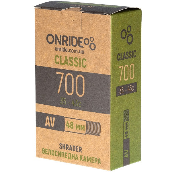 Велокамера 700x35-43С AV48мм OnRide Classic Art 6100725