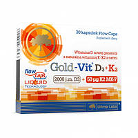 Витамины и минералы Olimp Gold-Vit D3+K2 2000 UI, 30 капсул DS