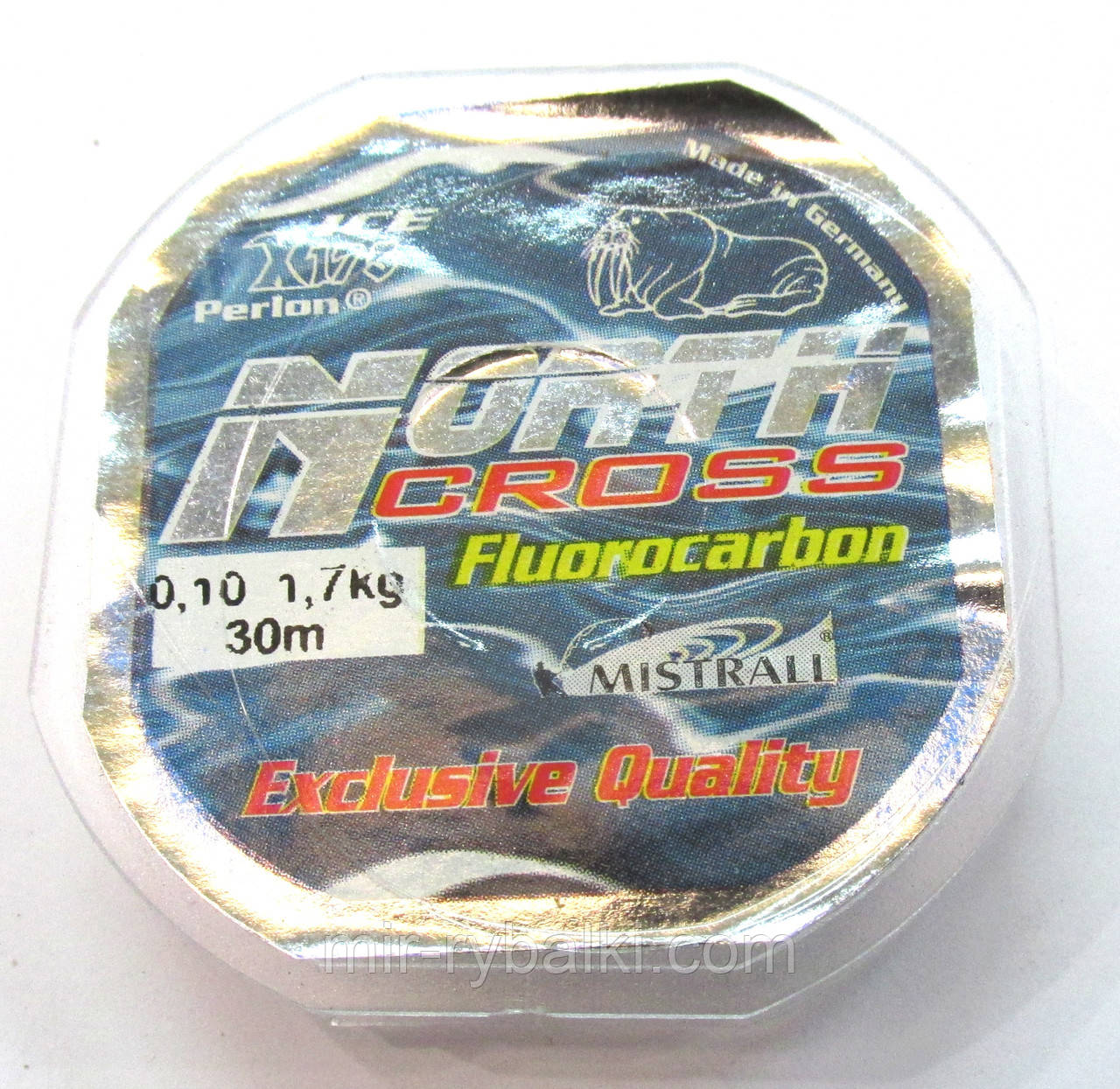 Леска Mistrall Fluorcarbon 30m 0.10mm, фото 1