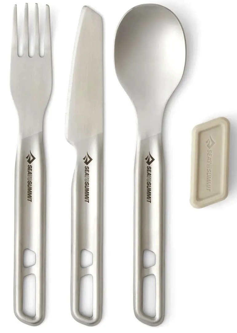 Набір туристичних столових приборів Sea To Summit Detour Stainless Steel Cutlery Set 1P