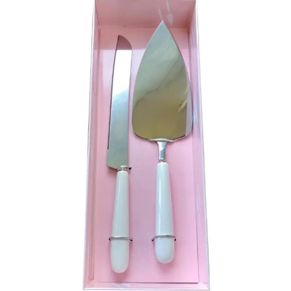 Набір для весільного торта Ніж+лопатка, фото 1