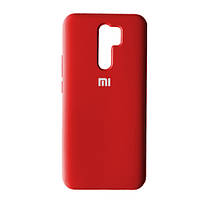 Чохол накладка для Xiaomi Redmi 9 Silicone Case Full Red .