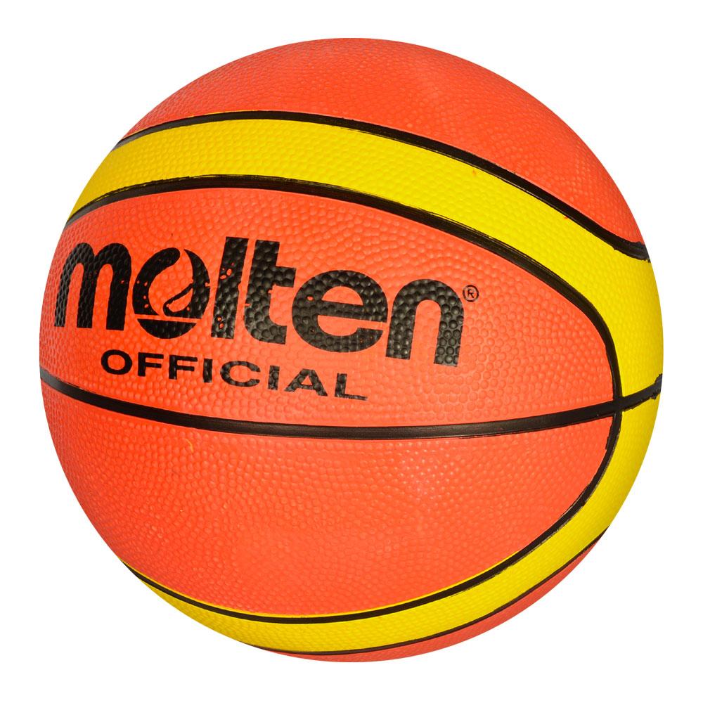 М'яч баскетбольний Molten Official GR No7, гума, різн. кольори Помаранчевий