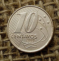 10 сентаво 2001 року. Бразилiя