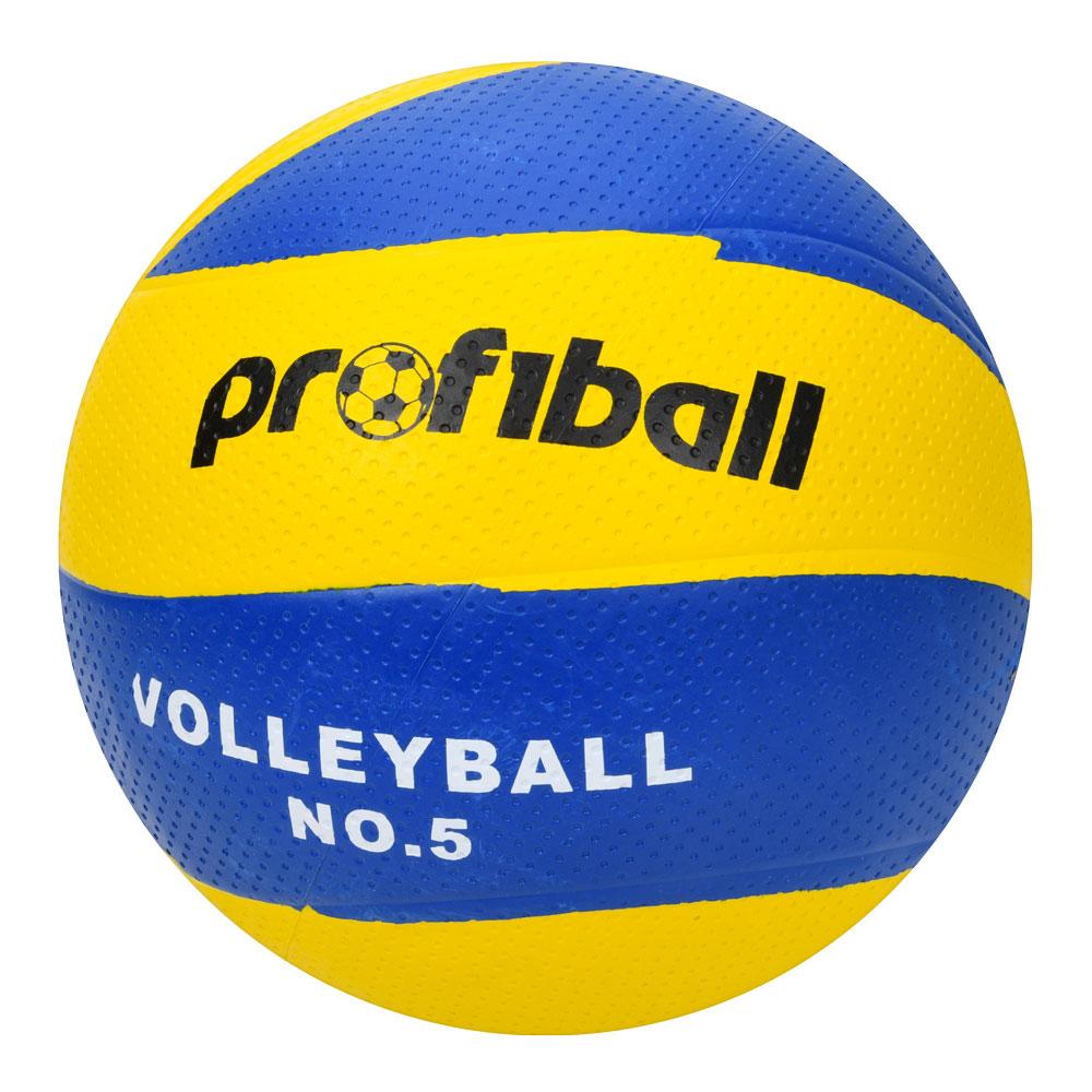 М'яч волейбольний Profiball, склеєний, гума, мікрофібра, різн. кольори