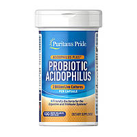 Пробиотики и пребиотики Puritan's Pride Probiotic Acidophilus 3 billion, 100 капсул DS