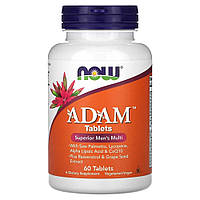 Витамины и минералы NOW Adam, 60 таблеток DS