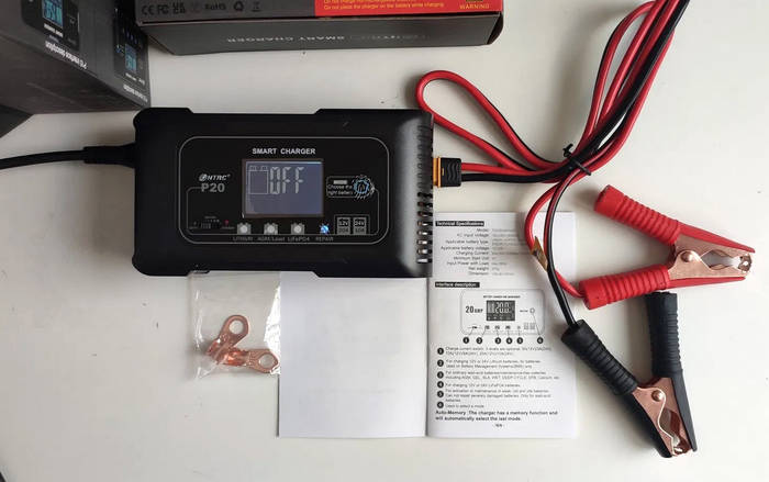 Зарядка для аккумулятора (12V 20A/ 24V 10A), Зарядка для аккамулятора ...