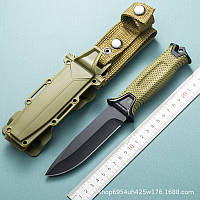 Тактичний ніж мультитул для похідної кухні Gerber Strongarm Fixed Blade без серрейтора (чорний)