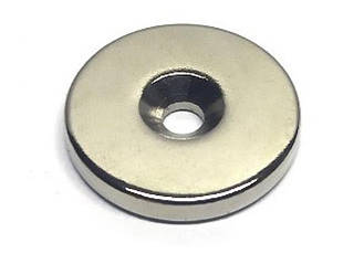 Універсальний магніт з зіньковкою D20-d7/3,5xh3 мм (зчеплення 3 КГ)