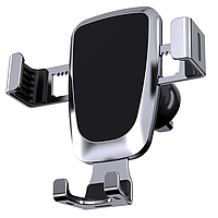 Автомобильный держатель для мобильного телефона Hurtel Gravity Smartphone Car Holder (Air Vent Version) Silver