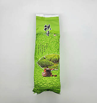 Енергетичний чай зелений улун Те Гуань Інь, елітний великолистовий бірюзовий чай Тігуанінь 250 г Китай