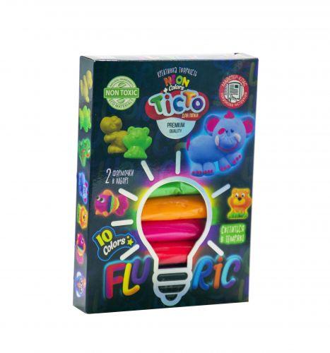 Набор для лепки "Fluoric", 10 цветов (укр) Toys Shop - фото 1 - id-p2139198472