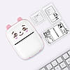 Міні принтер для друку фото з телефону Cat Ears 8499 White/Pink, фото 2