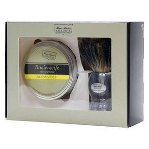 Набір з помазком, милом і мильницею для гоління Hans Baier 12142-031 Графітовий, фото 3