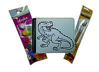 Детский набор для творчества "Кошелек Раскраска" Динозавр Тиранозавр Рекс