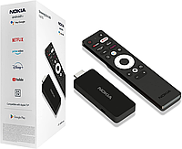 Nokia Streaming Stick 800 Android TV (Chromecast, HDMI, H.264, HEVC H.265, Netflix, Prime Video, Disney+)