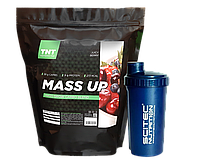 Мощь Массы: Гейнер Mass Up TNT Nutrition вкус сочная ягода 2,5 кг и Шейкер