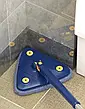 Швабра висувна трикутна Multi function mop Синій YU227, фото 9