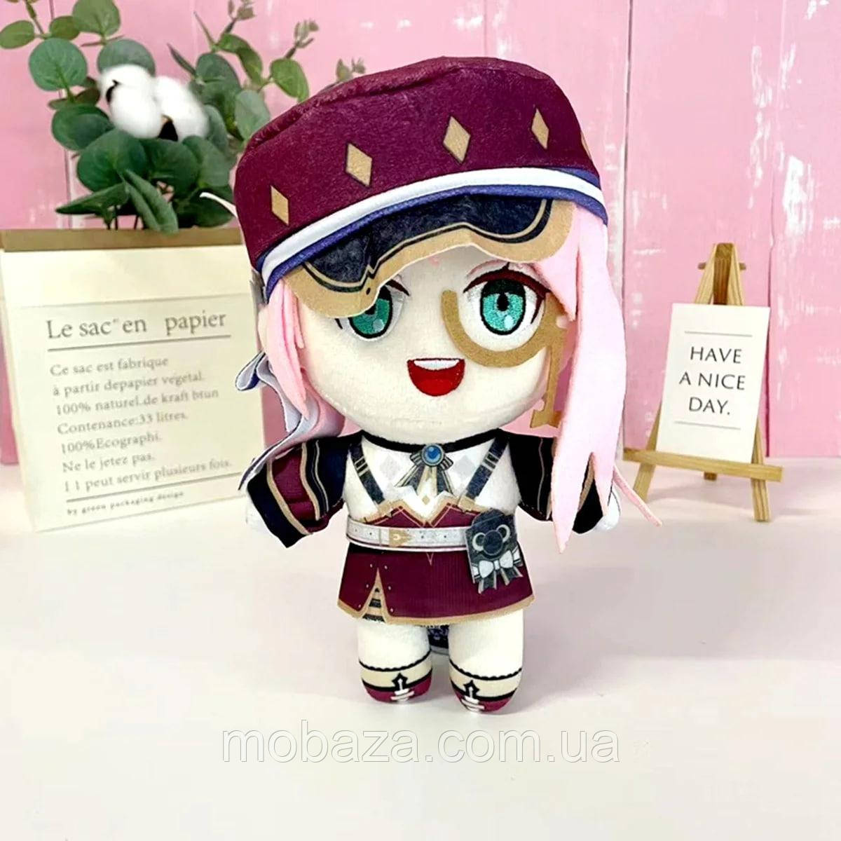 Мягкая игрушка Геншин Импакт Шарлотта 20 см - Аниме Genshin Impact