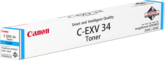 Canon C-EXV34 Cyan для iR-adv C2020/ С2030/ C2220/ С2225 (3783B002)