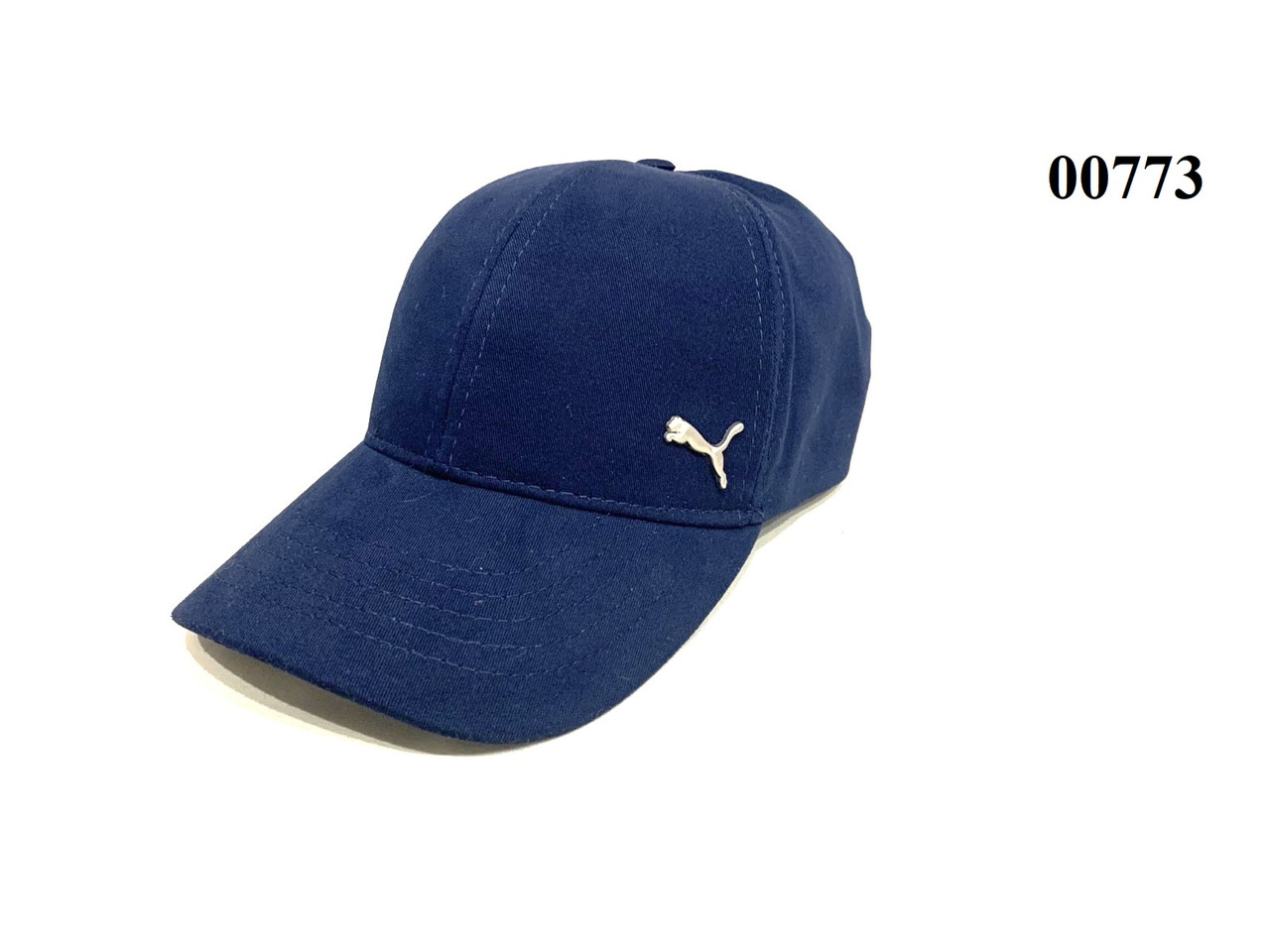 Кепка бейсболка коттонова синя PUMA Пума залізне лого 00773