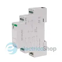 Электромагнитное реле PK-4PR-12V 2xNO/NC+2NC 16А/12V AC/DC DIN F&F