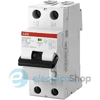 Дифференциальный автомат 2P Abb DS202С C16 300мА тип-A