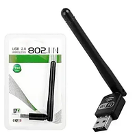 USB WI-FI 802 беспроводной адаптер WF 2 \ LV-UW 10-2DB работает с Т2 приставками, черного цвета