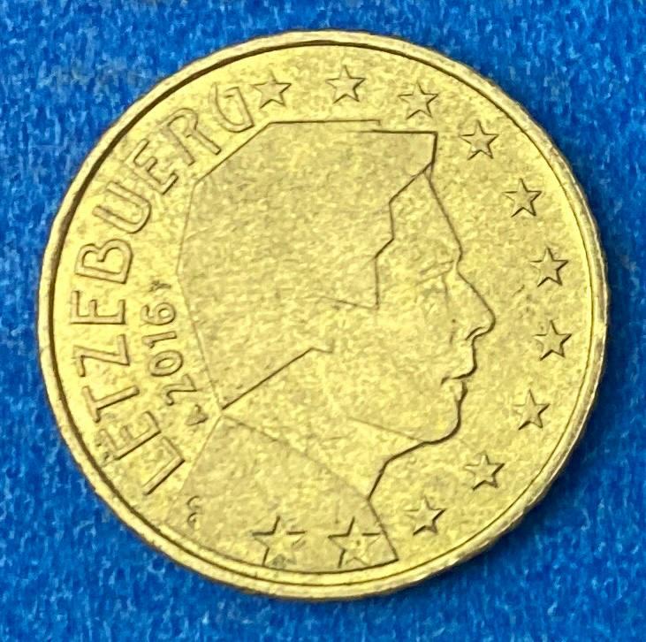 Монета Люксембурга 50 евроцентов 2002-16 рр, фото 1