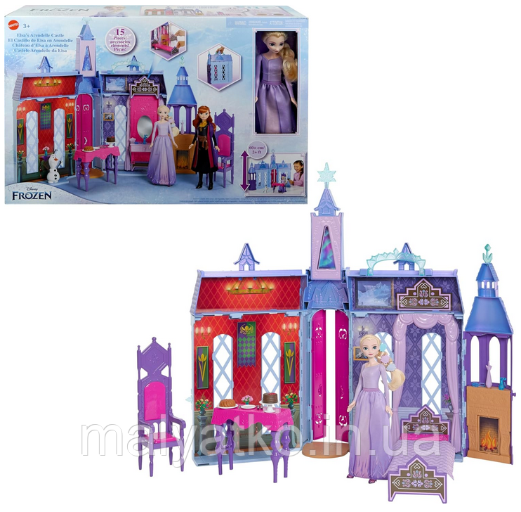 Ляльковий замок Ельзи Ерендел Холодне серце Disney Frozen Arendelle Castle Elsa Mattel