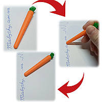 Гумка для ручки "пише-стирає" 4202 "Морковка" / 1шт / ластік стирачка для ручки пиши стирай