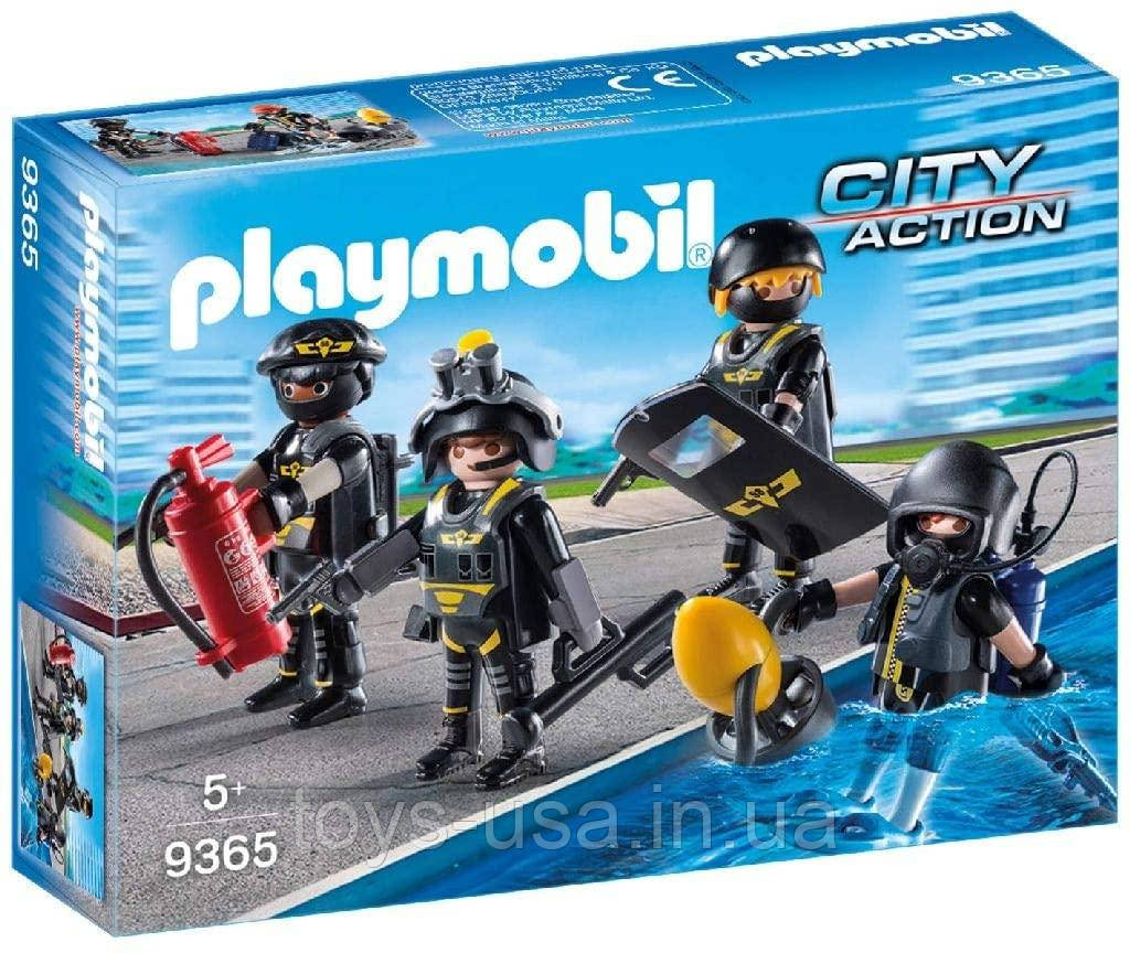 Плеймобіл Playmobil 9365 Команда спецназа с водолазами Tactical Unit Team