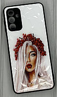 TPU+PC чехол Prisma Ladies для Samsung A13 5G A136F Ukrainian Girl