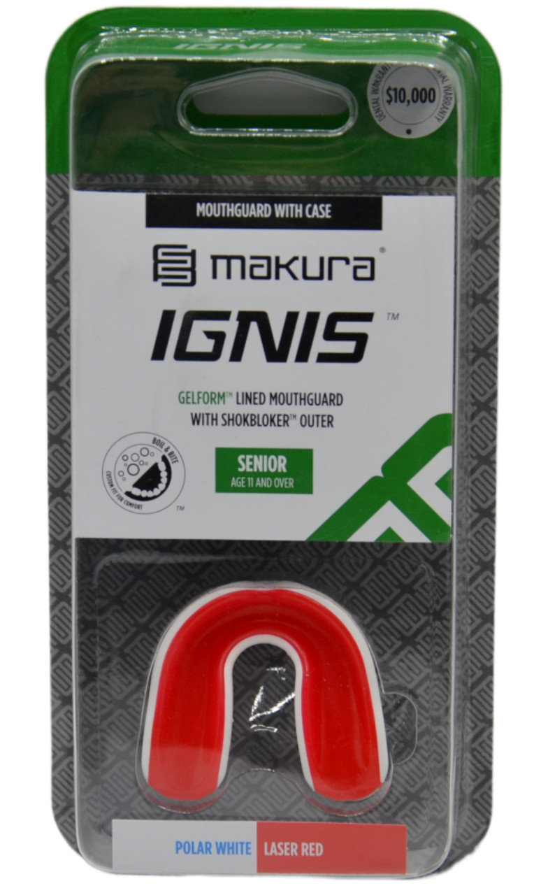 Капа MAKURA Ingis взрослая (возраст 11+) White/Red (art.6017514043) FIL - фото 10 - id-p2093656945