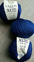 Пряжа Gazzal Baby Wool XL — 802 темно-синій