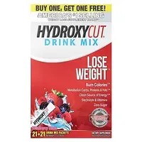 Hydroxycut, смесь для приготовления напитка для снижения веса, со вкусом лесных ягод, 21 пакетик по 2,5 г