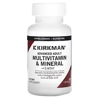 Kirkman Labs, Мультивитамины и минералы для взрослых с 5-МТГФ, 180 капсул Днепр