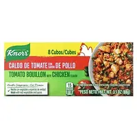 Knorr, томатный бульон со вкусом курицы, 8 кубиков, 88 г (3,1 унции) Днепр
