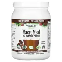 Macrolife Naturals, MacroMeal, Шоколадный протеин + супер питание, 23.8 унции(675 г) Днепр