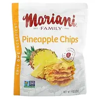 Mariani Dried Fruit, Ананасовые чипсы, 28 г (1 унция) Днепр