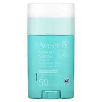 Aveeno, Минеральный солнцезащитный стик Protect + Soothe, SPF 50, без отдушек, 42 г (1,5 унции) Днепр