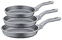 Набор сковородок OMS 3255-Grey 3 предмета серый e