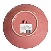 Тарелка суповая Cesiro Spiral A2345S-G139 21 см розовая (уценка) e