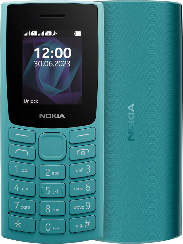 Телефон NOKIA 105 DS 2023 Cyan