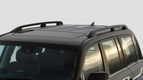 Рейлинги оригинальный дизайн Black (2 шт) для Toyota Land Cruiser 200 AB - фото 2 - id-p2139273480