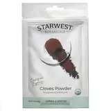 Starwest Botanicals, Органічний порошок із гвоздики, 66 г (2,33 унції)