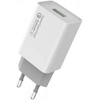 Зарядное устройство ColorWay 1USB Huawei Super Charge/Quick Charge 3.0, 4A (20W) (CW-CHS014Q-WT) e